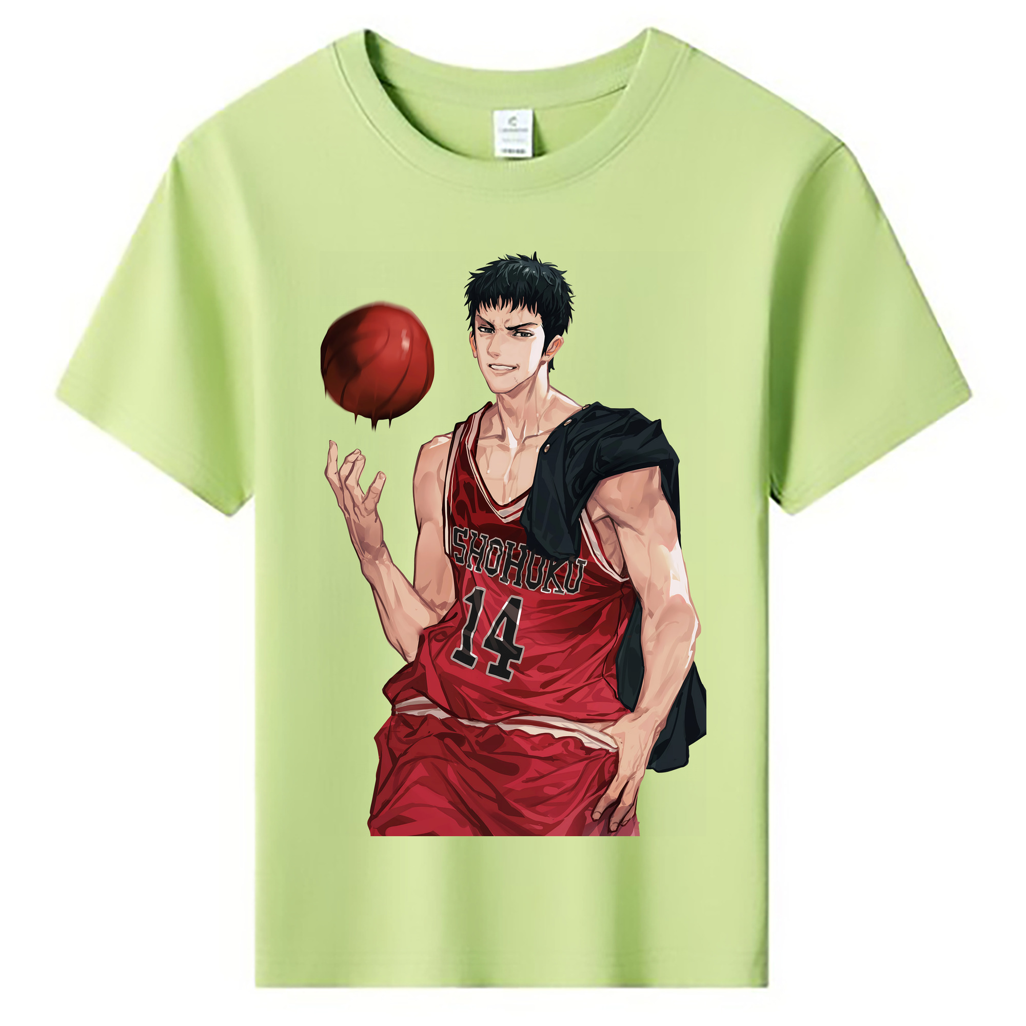 （画像用） SLAM DUNK／スラムダンク 綿100％キッズTシャツ（フロントプリント）